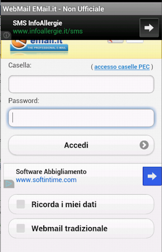 WebMail Email.it