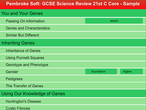 Sample 21st Cent. Core Review