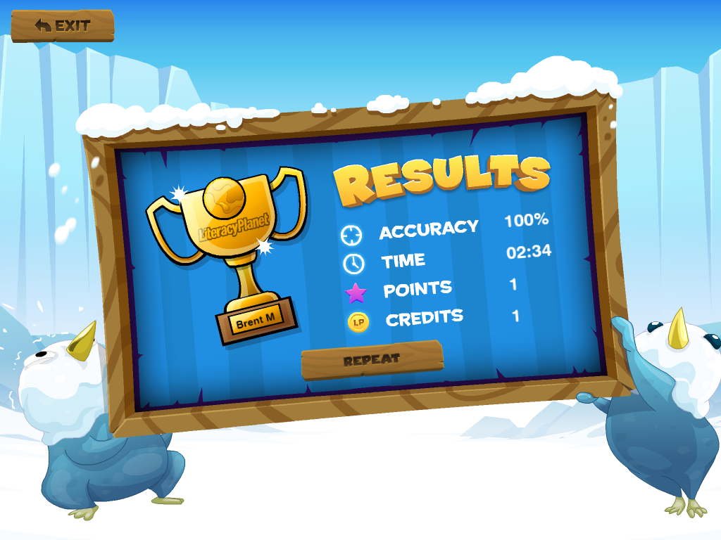    LiteracyPlanet- screenshot  