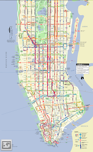 New York Subway & Bus maps