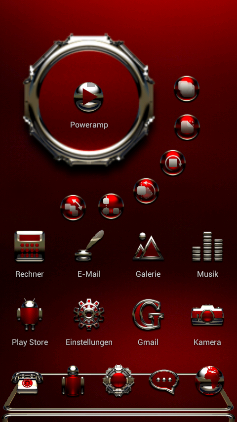 MAGNOLIA Next Launcher Theme Screen 2