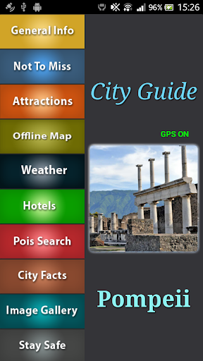 Pompeii Offline Map Guide