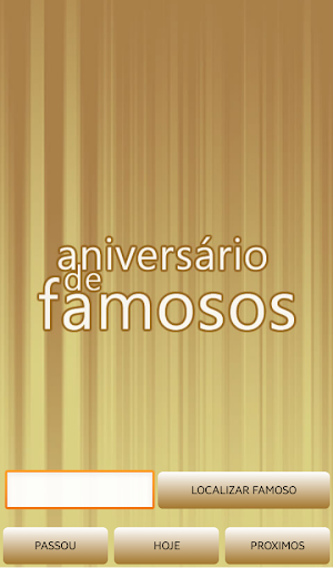 Aniversário de Famosos