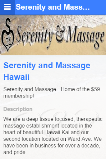 Serenity and Massage