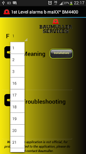 Baumuller alarms BM4400 Screenshots 1