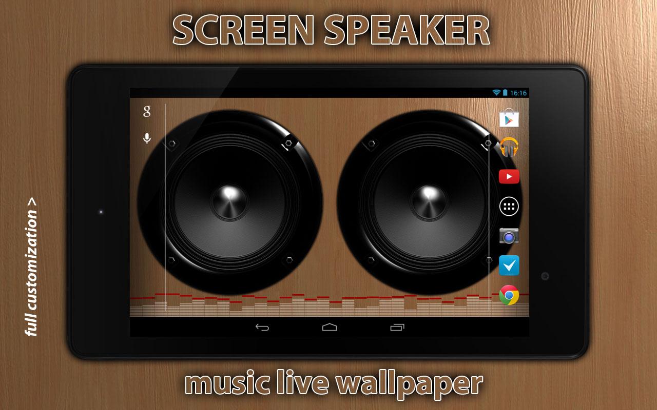 Screen Speaker Music Wallpaper - screenshot