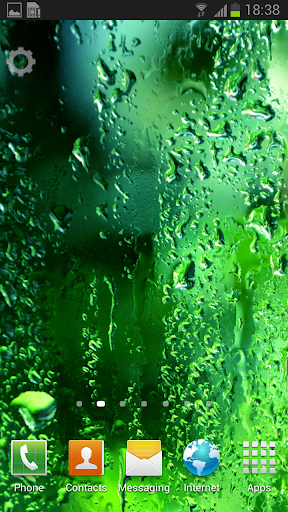 Green Rain Droplets LWP