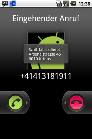Anteid Donate Caller ID Screen 2