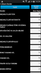 E-Okul Ortalama Hesaplama - screenshot thumbnail