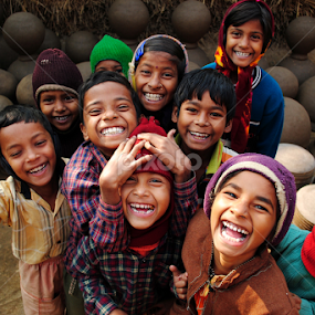 SMILEYS by Prasanta Singha - Babies & Children Children Candids