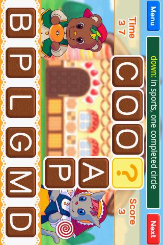 Android application FLASH! Crossword screenshort