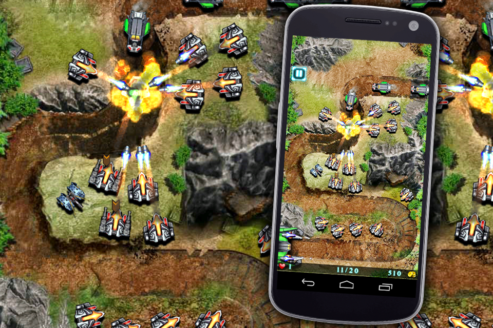 Android application Galaxy Defense - Strategy Game screenshort