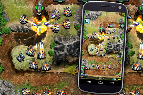 Android application Galaxy Defense - Strategy Game screenshort