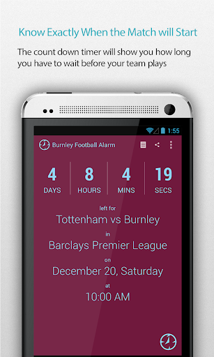 Burnley Football Alarm Pro