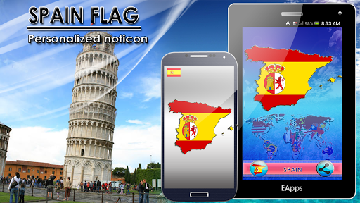 免費下載個人化APP|Noticon Flag: Spain app開箱文|APP開箱王