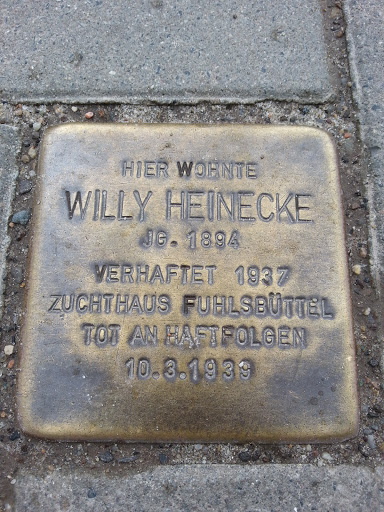 Stolperstein Willi Heinecke