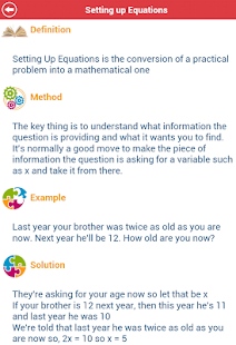 ACT Math : Algebra Screenshots 9