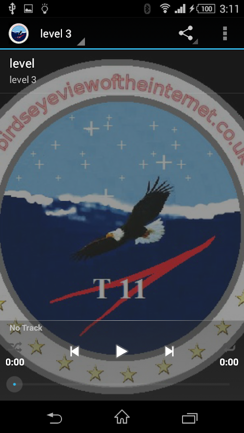 Android application EMF is like a signal in space screenshort