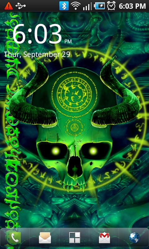 Mystical Skull Live Wallpaper Screen 3