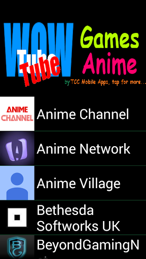 WowTube GamesNAnime