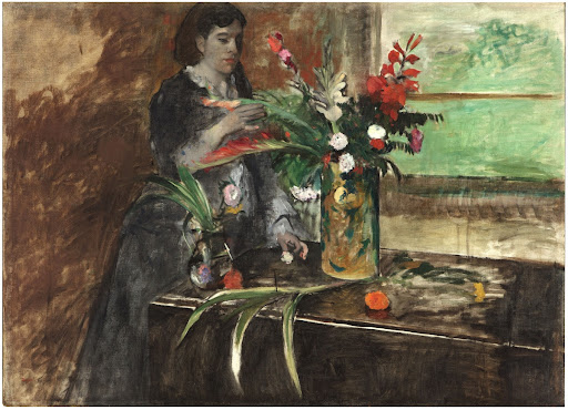 Portrait of Estelle Musson Degas