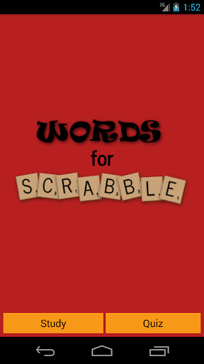 Words for Scrabble