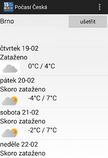 【免費天氣App】15 dní Předpověď počasí Česká-APP點子