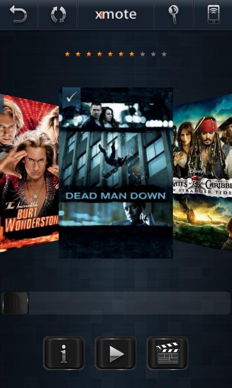   xmote, XBMC Kodi rem control- screenshot  