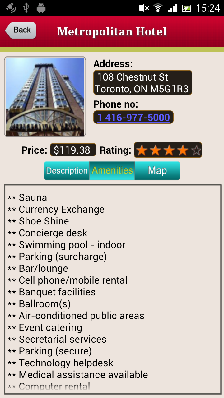Toronto Offline Guide Screen 3