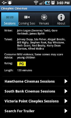 「Cineplex Cinemas」 - Androidアプリ | APPLION