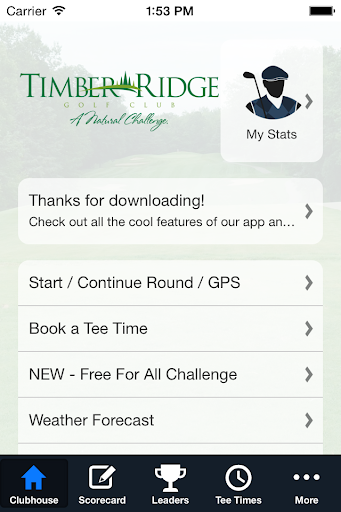 【免費運動App】Timber Ridge Golf Club-APP點子