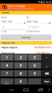 Easy Exchange - Currency Conv. Screenshots 3
