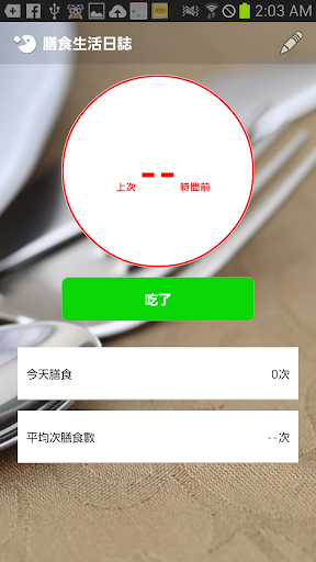 膳食生活日誌