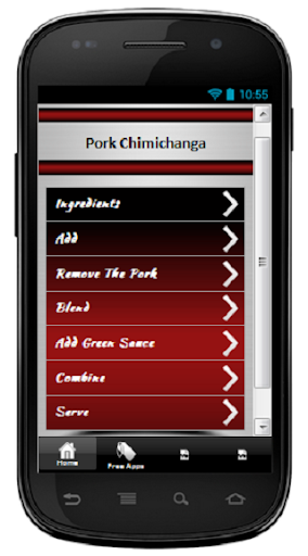 Pork Chimichanga