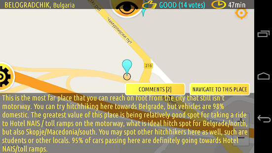Hitchwiki Maps Screenshots 3