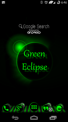 Green Eclipse Launcher Theme