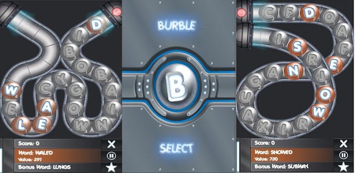 burble feature screen