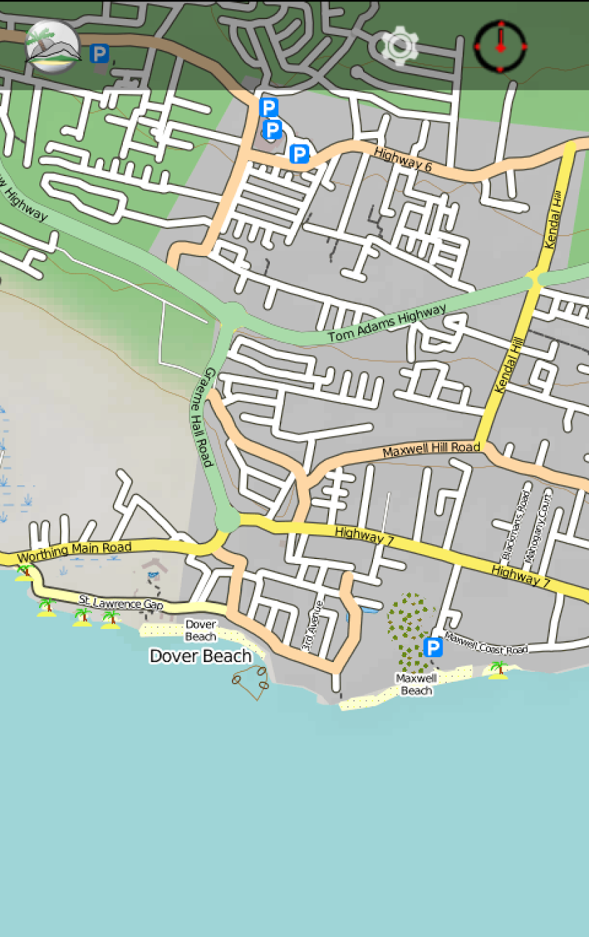 BARBADOS travel map Screen 2