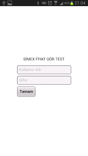 Simex Fiyat Gör Test