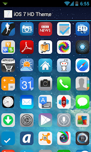 iOS 7 HD Apex / Nova Theme v1.0 APK