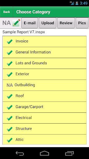 Palm-Tech Inspection Software