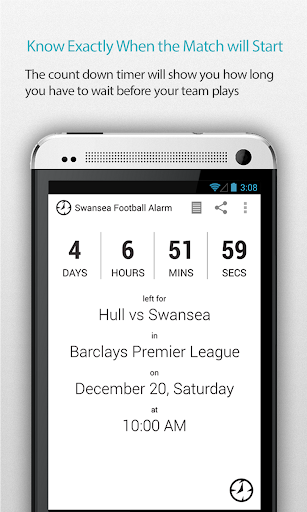 Swansea Football Alarm Pro