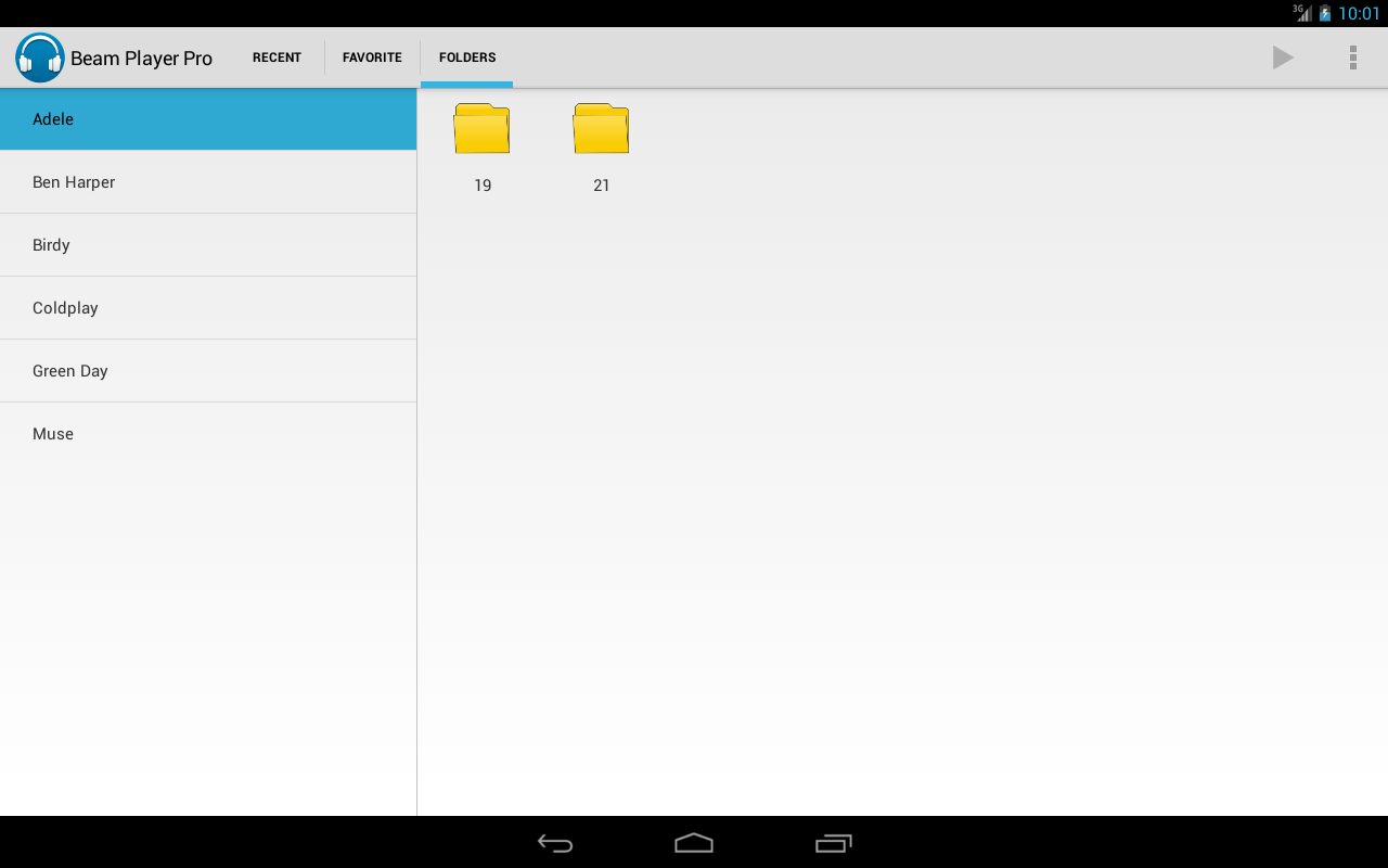Beam Player Pro(Folder Player) - screenshot