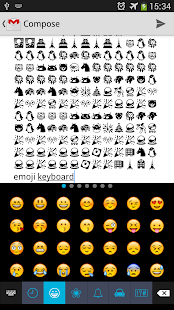 Black Theme Emoji Keyboard