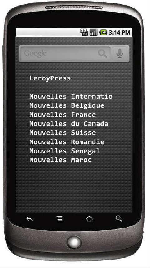Android application LEROY Chasse et Pêche screenshort