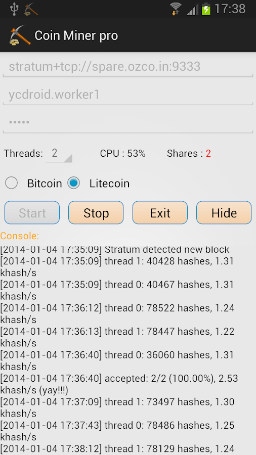 Coin Miner pro Screen 3