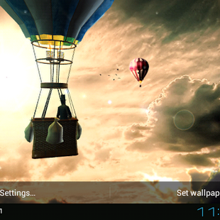 Hot Air Balloon 3d Wallpaper v1.1 Live WallPaper