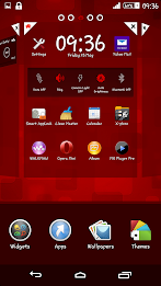 Texture Red Xperien Theme poster 7