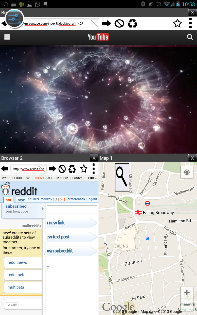 Split View Multi Screen Tablet Screen 1
