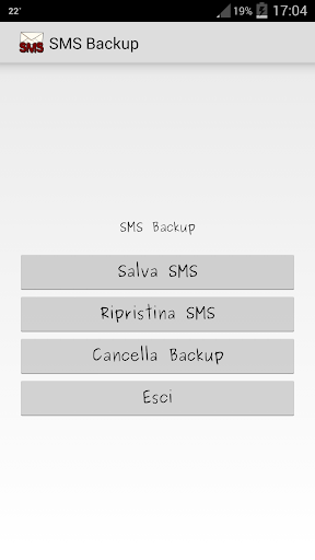 SMS Backup - Donate